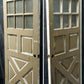 36"x81.5"x1.75" Antique Vintage Old Reclaimed Salvaged SOLID Wood Wooden Entry Door Window Glass