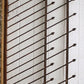 89"x38" Antique Vintage Old Reclaimed Salvaged Picket Spade Iron Metal Gate Fence Fencing Panel Angle