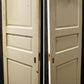32"x79" Vintage Antique Old Reclaimed Salvaged SOLID Wood Wooden Sliding Pocket Door Recessed Panels