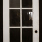 32"x94"x2" Antique Vintage Old Reclaimed Salvaged Wooden Wood Exterior Entry French Door 10 Window Glass