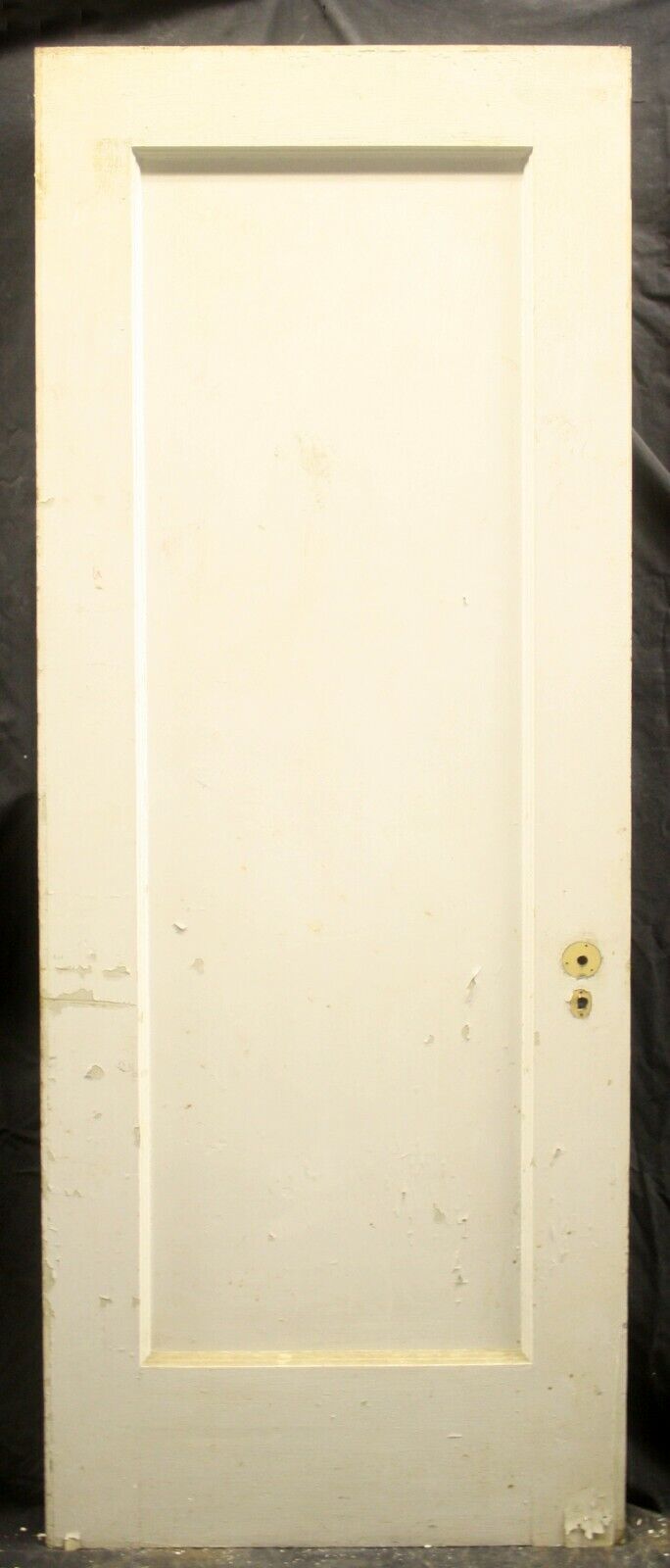 30"x82"x1.75" Antique Vintage Old Reclaimed Salvaged Wood Wooden Interior Door Flat Single Panel