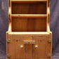 Vintage Old Reclaimed Salvaged Wood Wooden Handmade Toy Doll Kitchen Hutch Cabinet Server Furniture