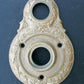 2.5"x3.5" Antique Vintage Old Reclaimed Salvaged Cast Bronze Door Knob Doorknob Bell Ringer Plate