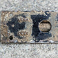 4" Vintage Antique Old Reclaimed Salvaged Steel Door Privacy Slide Bolt Latch Barrel Lock Lockset