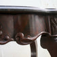 Antique Vintage Old Reclaimed Salvaged Carved Walnut Wood Wooden Side End Accent Foyer Sofa Table