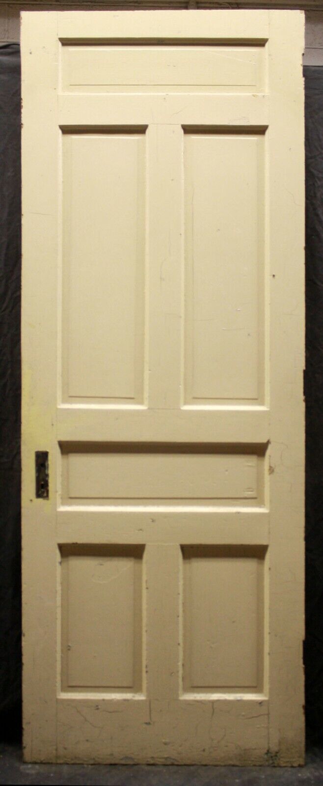 2 available 32"x89" Antique Vintage Old Salvaged Reclaimed Victorian Interior SOLID Wood Wooden Door 6 Six Panels