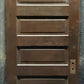 29.5"x79" Antique Vintage Old Reclaimed Salvaged Interior Oak SOLID Wood Wooden Door 6 Ladder Panel