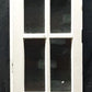 30"x92"x1.75" Pair Antique Vintage Old Reclaimed Salvaged French Double Wood Interior Doors Glass