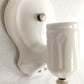 Antique Old Reclaimed Salvaged Ceramic Bathroom Wall Mount Sconce Collectible Retro Lighting - Germany