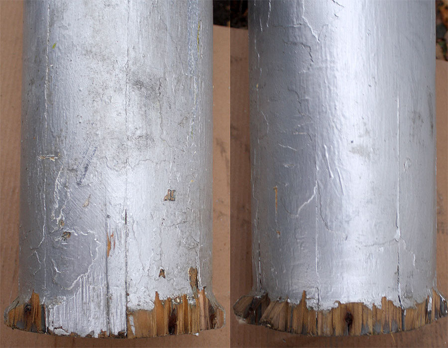 92" Antique Vintage Old Reclaimed Salvaged Wood Wooden Load Bearing Structural Porch Column Pillar Post