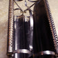 Vintage Old Metal Newspaper Magazine Caddy Storage Basket Rack Holder Bin Stand