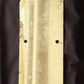 3.5"x15" Distressed Vintage Old Reclaimed Salvaged Solid Brass Patina Swinging Pivot Door Push Plate