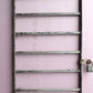 57"x15" Antique Vintage Old Reclaimed Salvaged Steel Iron Metal Fence Gate Door Panel Window Guard Grille