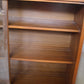 Vintage Antique Old Reclaimed Salvaged China Curio Cabinet Server Buffet Breakfront Wood 2 Glass Doors
