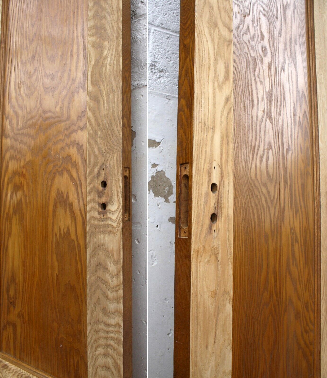 28"x77"x1.75" Antique Vintage Old Reclaimed Salvaged Chestnut SOLID Wood Wooden Interior Door Panel