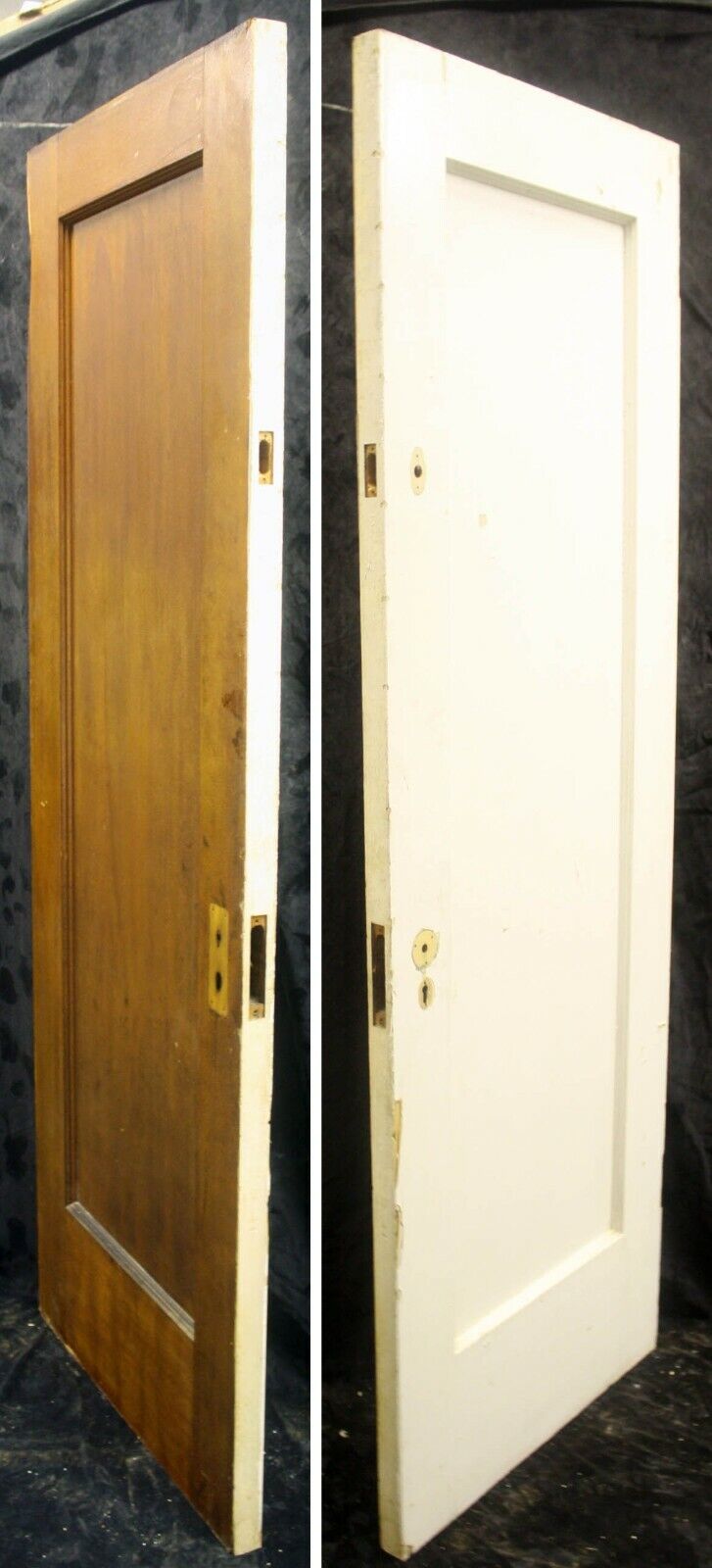 4 available 28"x80"x1.75" Antique Vintage Old Reclaimed Salvaged Wood Wooden Interior Doors Flat Panel