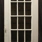 32.5"x80.5" Antique Vintage Old Reclaimed Salvaged Wood Wooden Storm Screen Exterior Door Window Glass