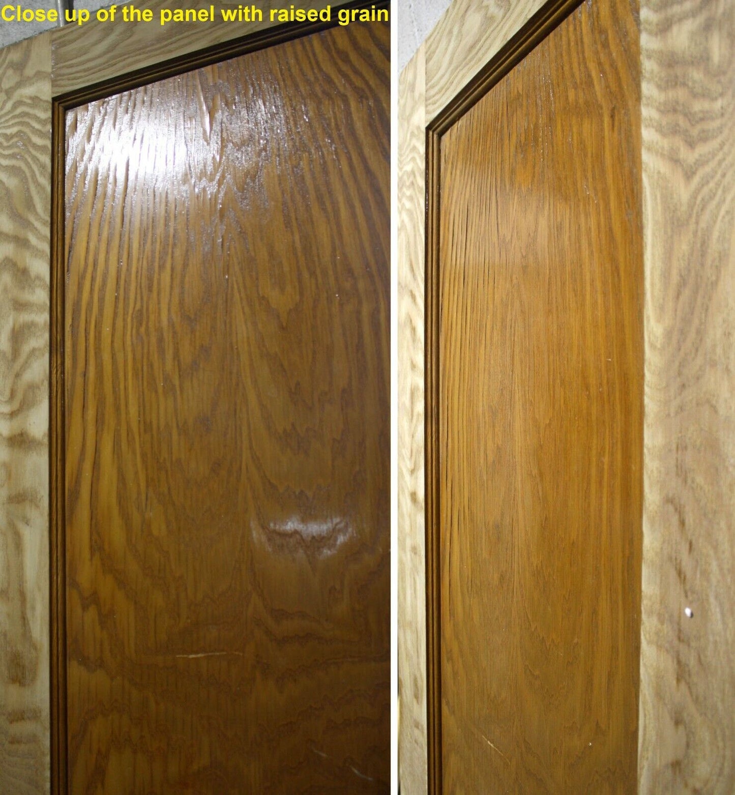 28"x77"x1.75" Antique Vintage Old Reclaimed Salvaged Chestnut SOLID Wood Wooden Interior Door Panel