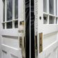 34"x86"x2" Antique Vintage Old Reclaimed Salvaged SOLID Wood Wooden Entry Exterior Door Window Glass
