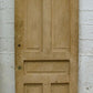 34"x90"x1.75" Antique Vintage Old Reclaimed Salvaged Victorian Wood Wooden Interior Exterior Door