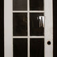 30"x94"x2 Antique Vintage Old Reclaimed Salvaged Wooden Wood Exterior Entry French Door 10 Window Glass