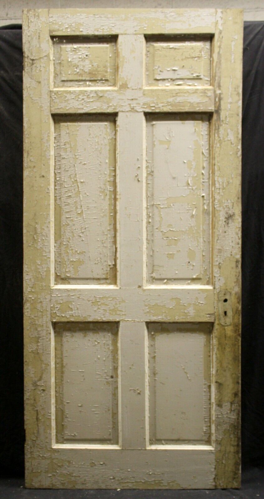 2 available 34"x83.5" Antique Vintage Old Salvaged Reclaimed Interior SOLID Wood Wooden Doors 6 Panels