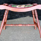 Antique Vintage Old Reclaimed Salvaged Victorian SOLID Wood Wooden Bench Foot Stool Ottoman Stand