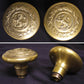 2.5"x3.5" Antique Vintage Old Reclaimed Salvaged Cast Bronze Door Knob Doorknob Bell Ringer Plate