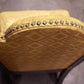 Antique Vintage Old Victorian Carved SOLID Wood Wooden Side Dining Accent Parlor Chair Fabric Seat