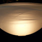 Art Deco Modern White Frosted Faux Alabaster Glass Semi Flush Mount Ceiling Hanging Lamp Pendant Light Replacement Shade 10”D