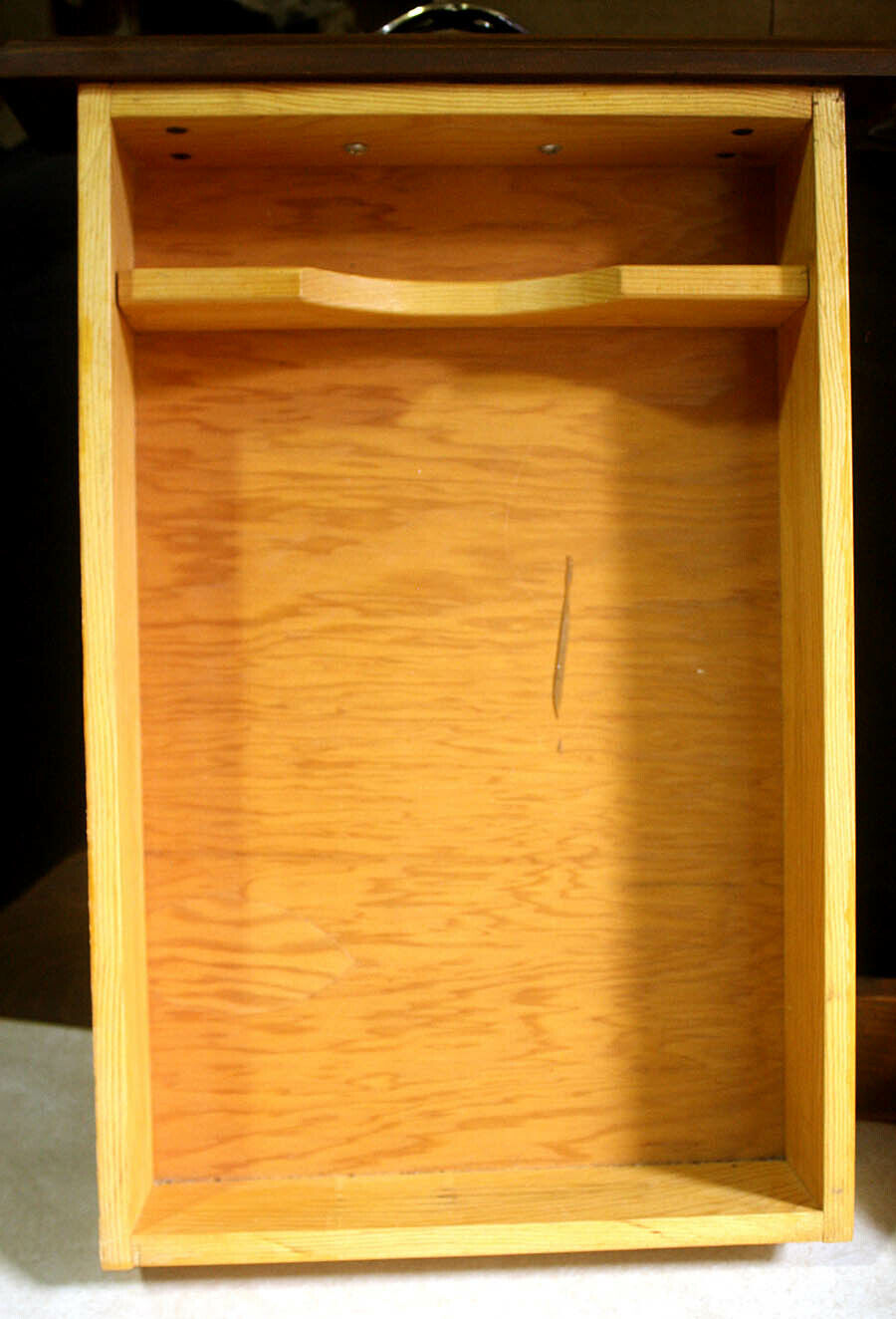 Vintage Antique Old Reclaimed Salvaged Wood Wooden Microwave Oven Stand Side End Table Cabinet Storage