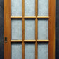 58"x78" Pair Antique Vintage Old Reclaimed Salvaged French Double Pocket Interior Doors Window Glass