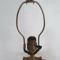 Vintage Art & Crafts Lamp Copper Brass Repurposed Teapot Kettle Handle Harp Country VTG