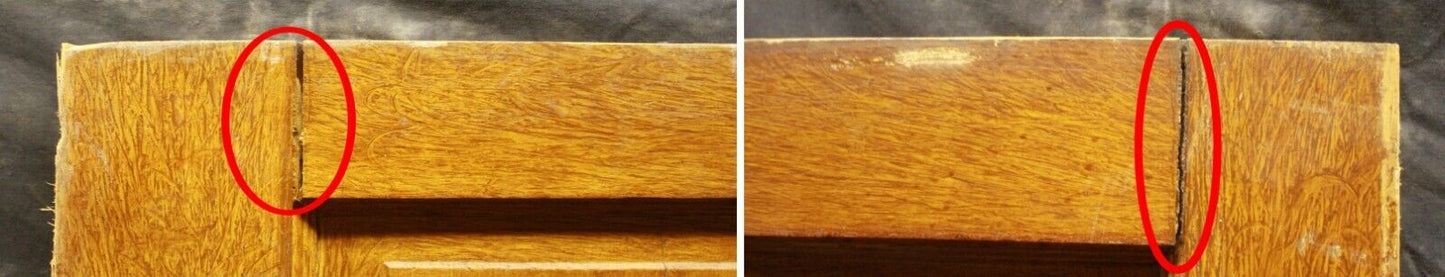 31.5"x79" Antique Vintage Old Reclaimed Salvaged SOLID Wood Wooden Interior Doors 5 Panels