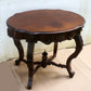 Antique Vintage Old Reclaimed Salvaged Carved Walnut Wood Wooden Side End Accent Foyer Sofa Table