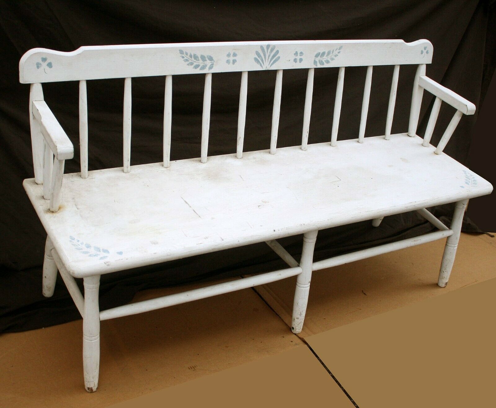 Vintage wooden hotsell garden bench
