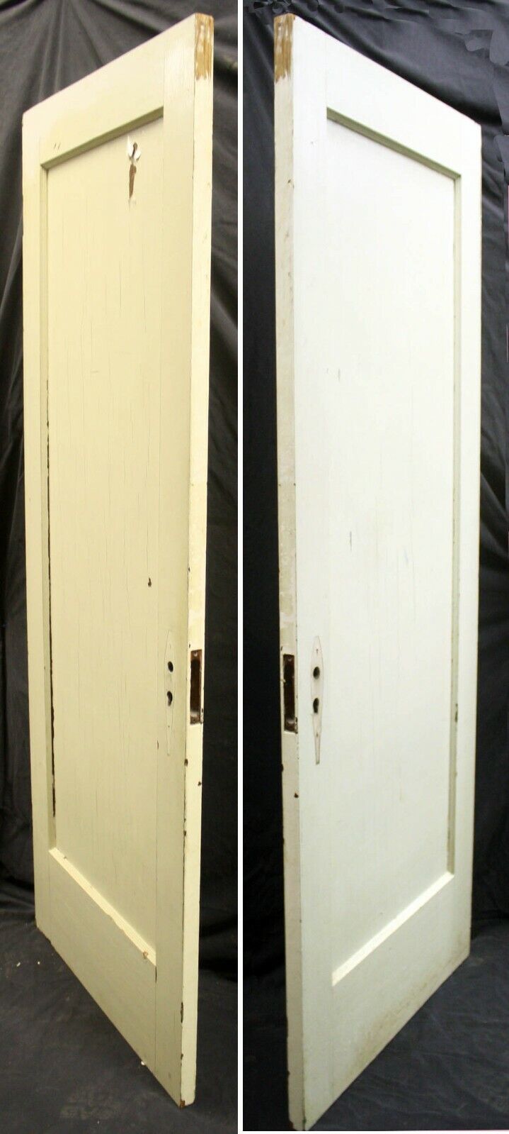 2 available 30x77 Antique Vintage Old Salvaged Reclaimed SOLID Wooden Interior Pantry Door Single Panel