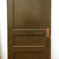 30"x78" Antique Vintage Old Reclaimed Salvaged SOLID Wood Wooden Fir Pine Interior Door 3 Flat Panel