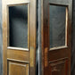 66"x94"x1.75" Pair Antique Vintage Old Reclaimed Salvaged Wooden Double Entry Exterior Doors Window