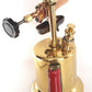Antique Old Reclaimed Salvaged Decorative Upcycled Welding Blow Torch Electric Lamp Polished Brass