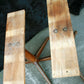 Pair Antique Old Reclaimed Salvaged Vintage Mid Century Modern MCM Old Wood Wooden Table Legs Pedestals
