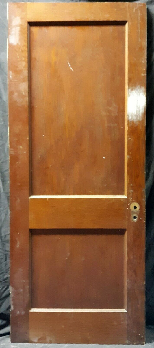 2 available 29.5"x77" Antique Vintage Old Reclaimed Salvaged Interior SOLID Wood Wooden Doors 2 Panels