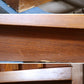 Vintage Antique Old Reclaimed Salvaged China Curio Cabinet Server Buffet Breakfront Wood 2 Glass Doors