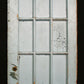 30"x95"x1.75" Antique Vintage Old Reclaimed Salvaged French Wood Wooden Door Window Beveled Glass Lites