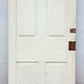 31"x75" Antique 1840 Vintage Old SOLID Wood Wooden Interior Door 4 Shaker Panels