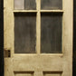 32"x79.5" Antique Vintage Old Reclaimed Salvaged SOLID Wood Wooden Exterior Entry Door Window Glass Lite