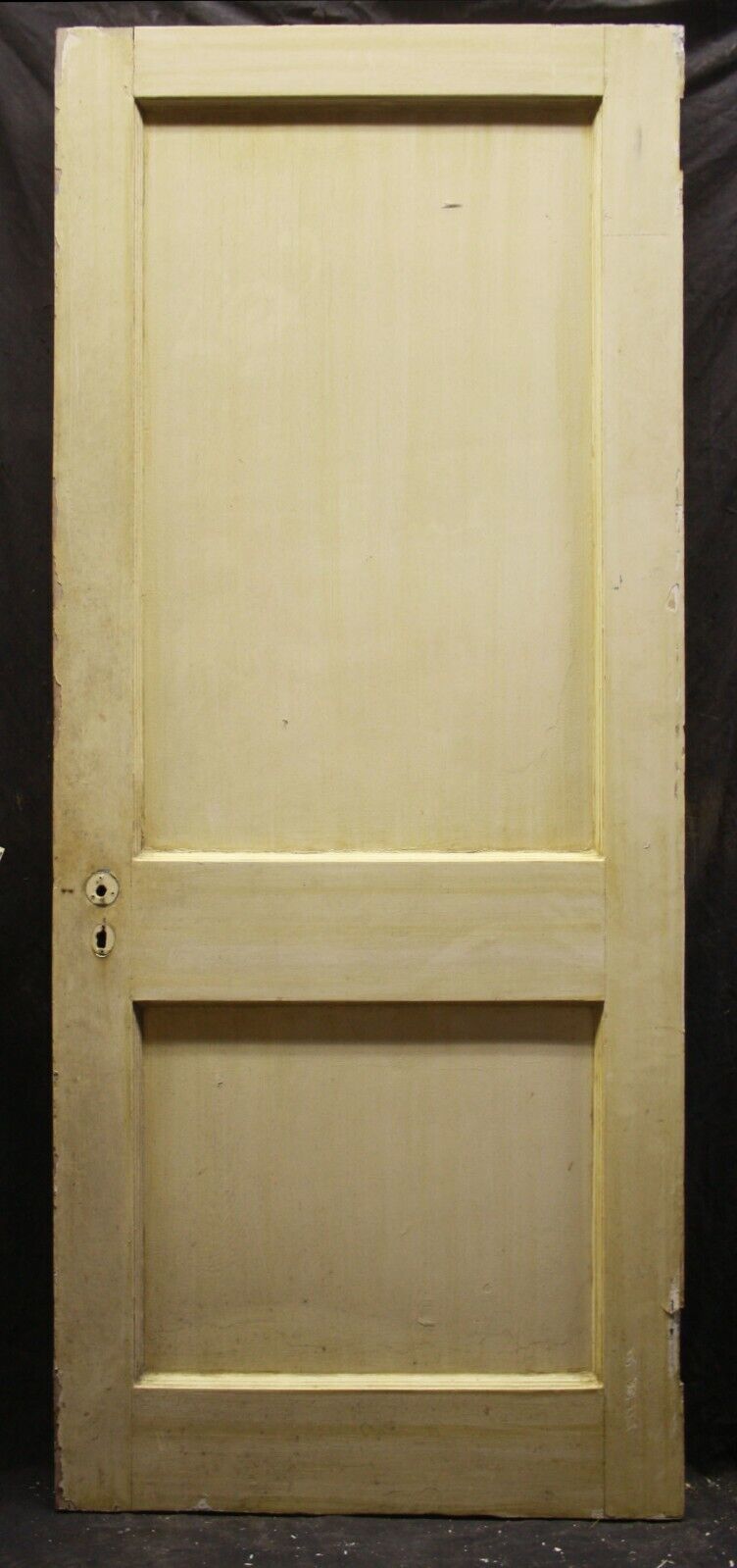 2 available 32"x78"x1.75" Antique Vintage Old Reclaimed Salvaged Solid Wood Wooden Interior Door 2 Two Panel