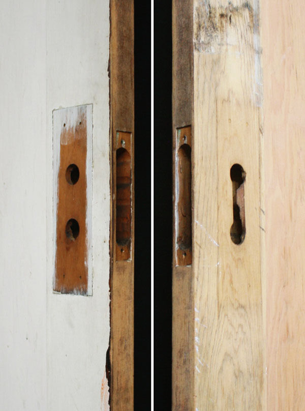 30"x75" Antique Vintage Old Reclaimed Salvaged Interior SOLID Wood Wooden Door Single Recessed Panel