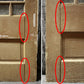 31.5"x79"x1.75" Antique Vintage Old Reclaimed Salvaged SOLID Wood Wooden Entry Door Windows Glass