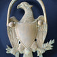 HUGE Vintage Antique Old Reclaimed Salvaged American Eagle SOLID Cast Brass Door Knocker Rapper
